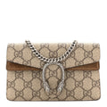 GG Supreme Monogram Super Mini Dionysus Shoulder Bag Taupe product image 1, provided for visual reference and product detail