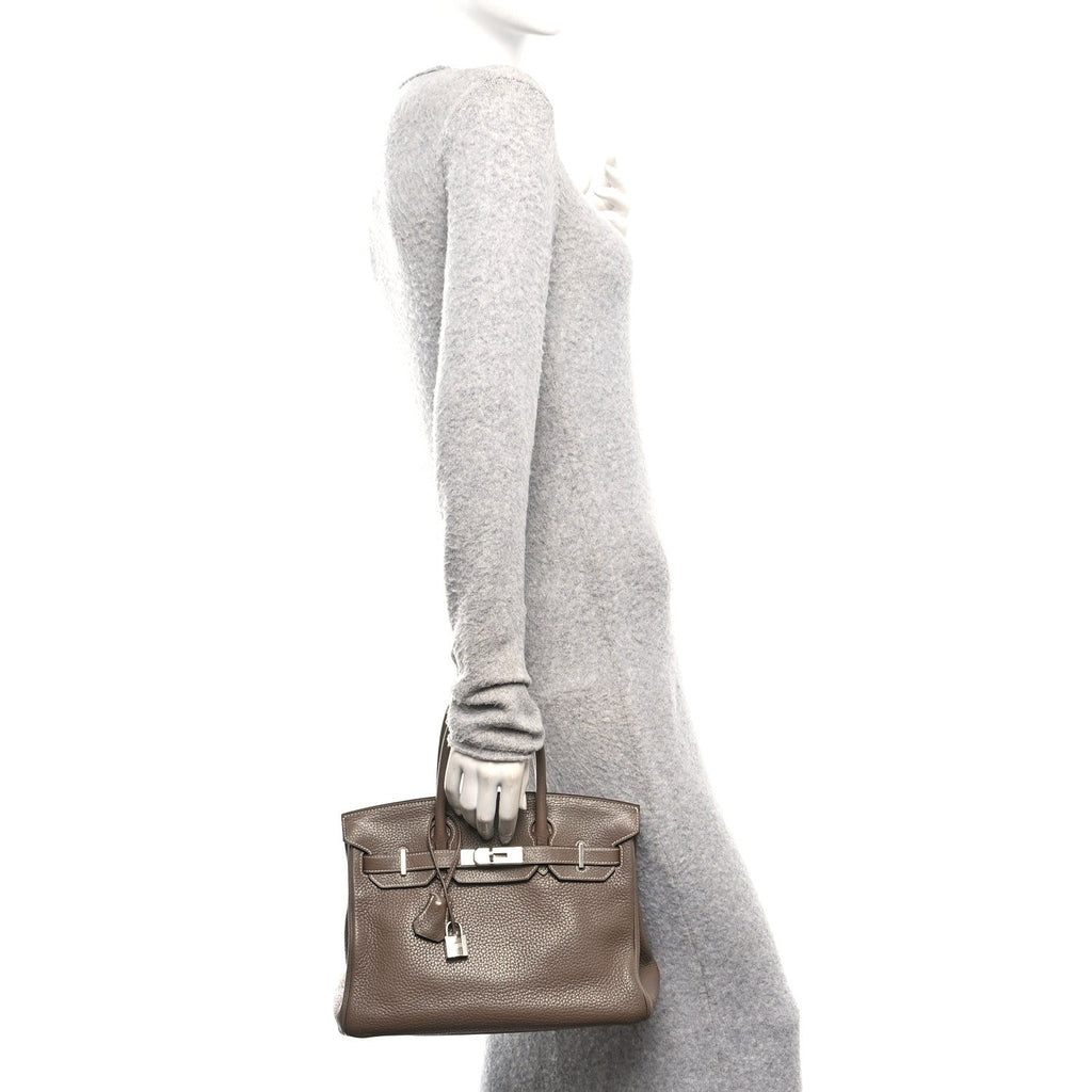 Togo BIRKIN 30 Etoupe product image 2, provided for visual reference and product detail review