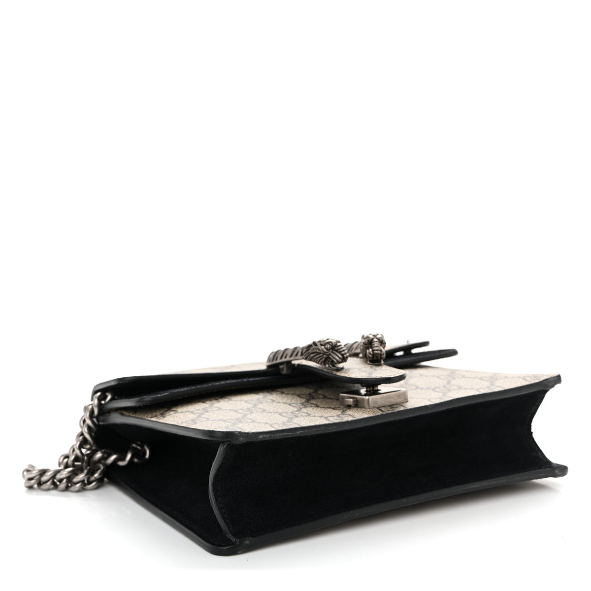 GG Supreme Monogram Mini Dionysus Shoulder Bag Black product image 4, provided for visual reference and product detail review