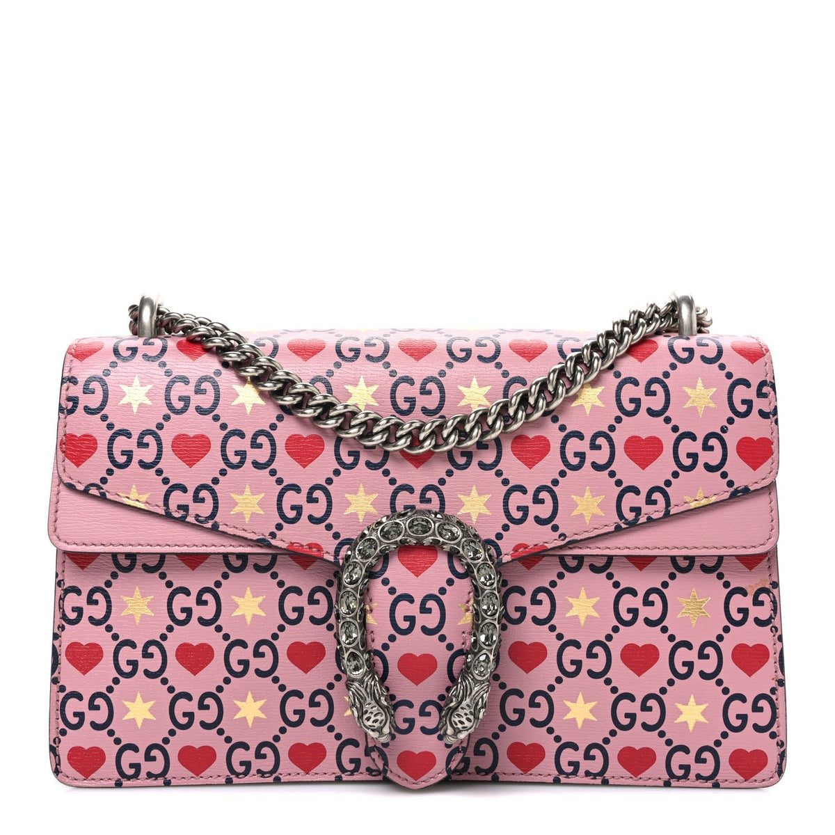 Calfskin Valentine's Day Exclusive Small Dionysus Bag Pink product image 1, provided for visual reference and product detail