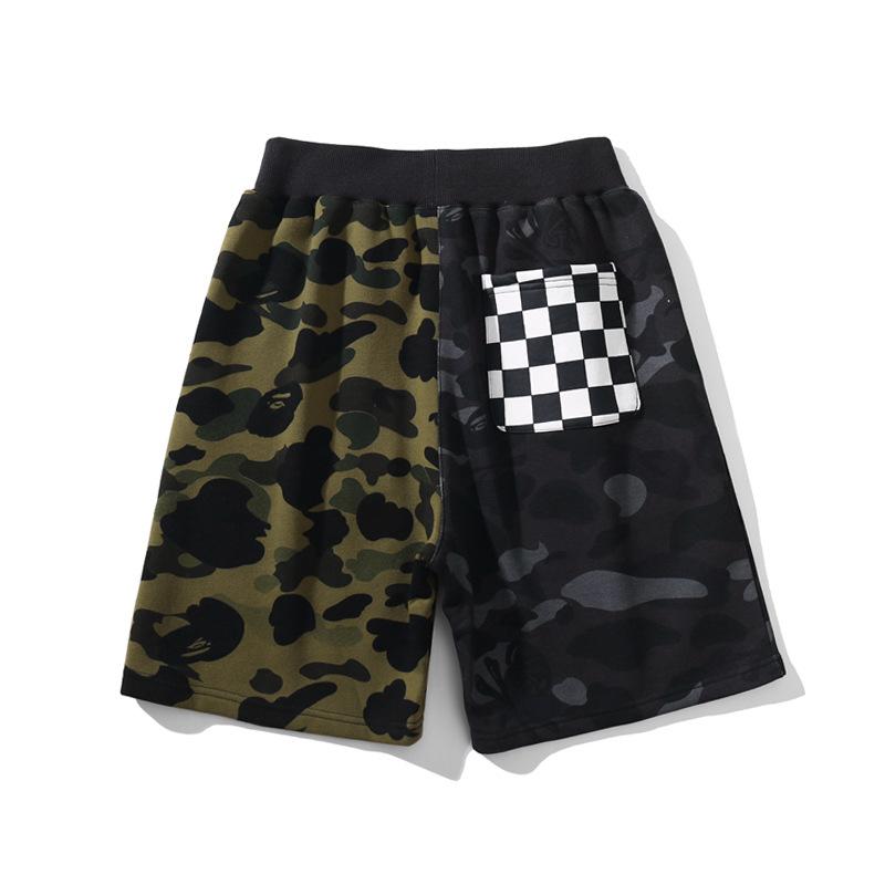 Bathing Ape Shorts Casual Pants Letter Print Cotton Fifth Pants Youth Popularity Straight Mid-Rise Pants product image 2,