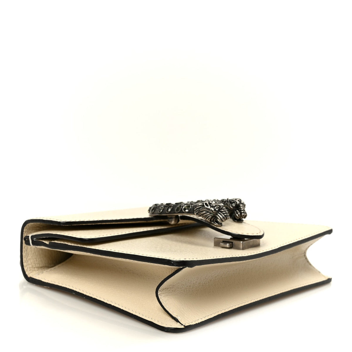 Textured Calfskin Crystal Mini Dionysus Shoulder Bag Mystic White product image 4, provided for visual reference and product