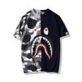 Bathing Ape T-Shirt Summer Camouflage Color Matching Short Sleeve T-shirt product image 1, provided for visual reference and