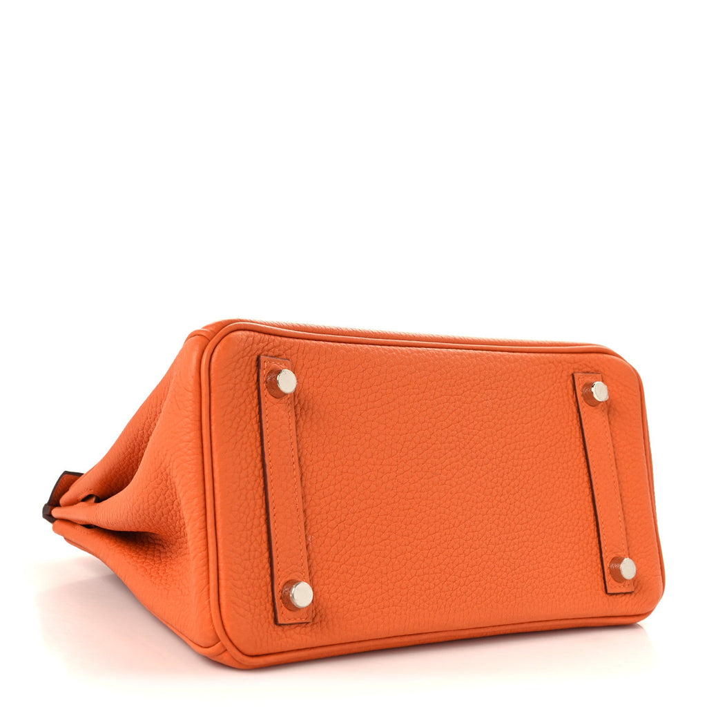 Togo Birkin 25 Orange product image 3, provided for visual reference and product detail review