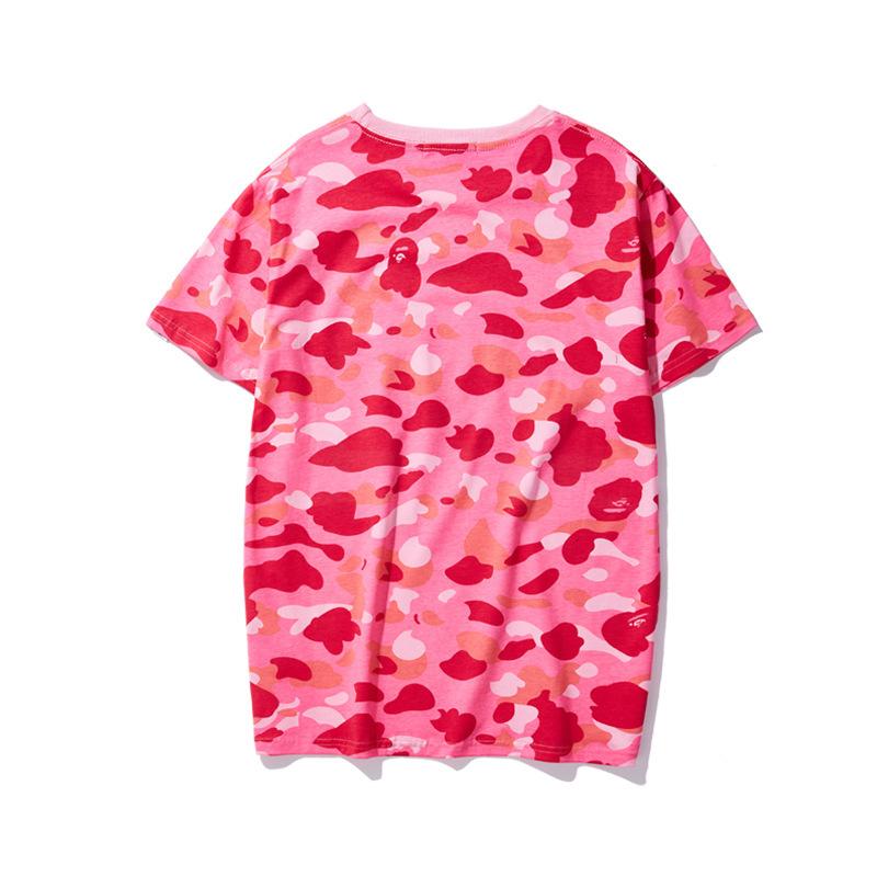 Bathing Ape T-Shirt Spring and Summer Short-Sleeved T-shirt Printed Men and Women Fashion All-Matching product image 6,