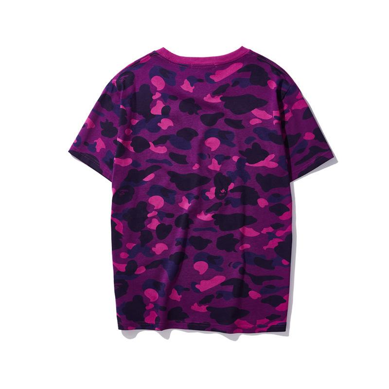 Bathing Ape T-Shirt Spring and Summer Short-Sleeved T-shirt Printed Men and Women Fashion All-Matching product image 5,