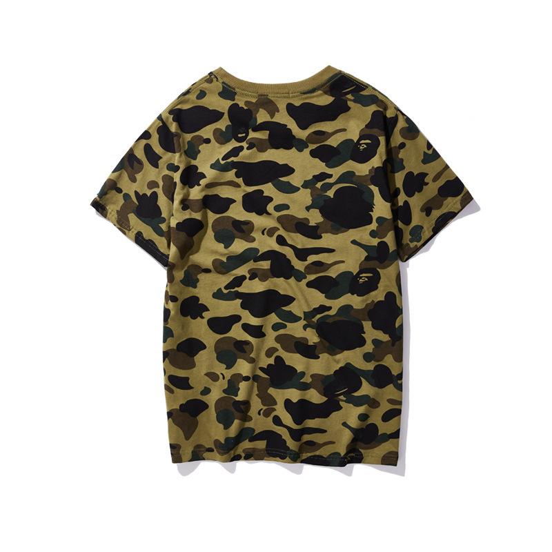 Bathing Ape T-Shirt Spring and Summer Short-Sleeved T-shirt Printed Men and Women Fashion All-Matching product image 4,