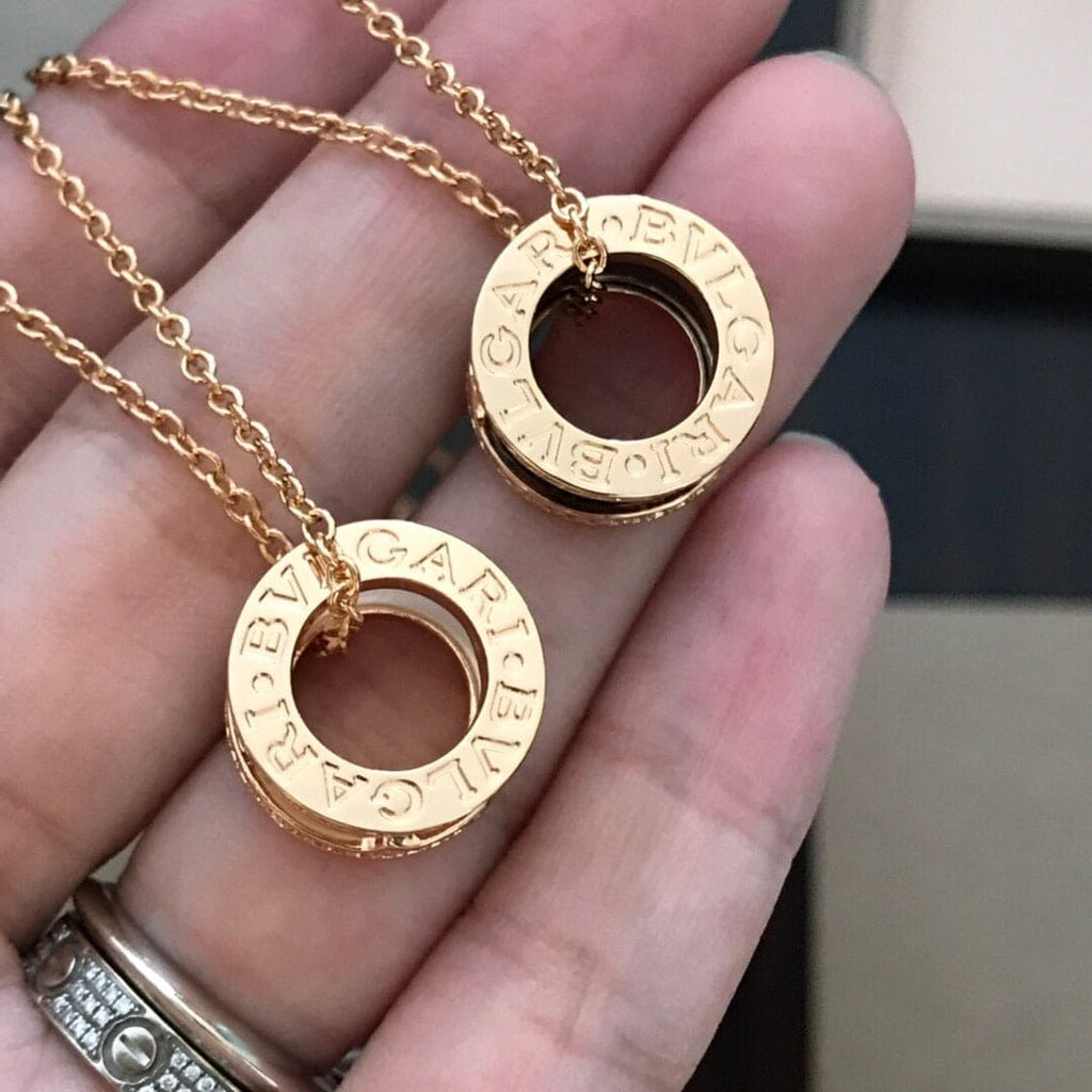 B.zero1 Edge Diamonds 18K Gold Necklace product image 5, provided for visual reference and product detail review