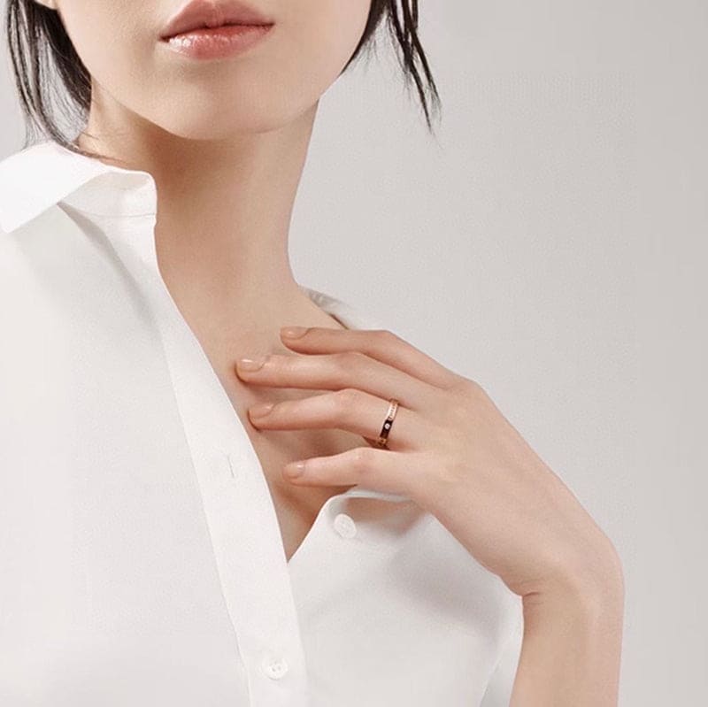 Tiffany Wedding 18K Rose Gold Ring product image 3, provided for visual reference and product detail review