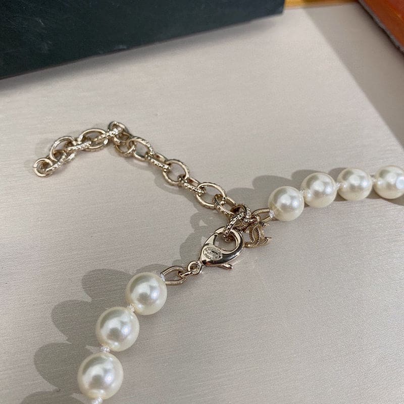 Chanel Pearl 18K Gold Necklace product image 7, provided for visual reference and product detail review