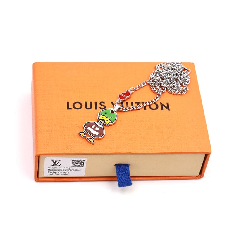 Louis x Nigo Duck Pendant Necklace product image 5, provided for visual reference and product detail review