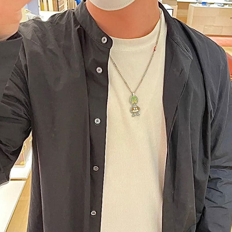 Louis x Nigo Duck Pendant Necklace product image 3, provided for visual reference and product detail review