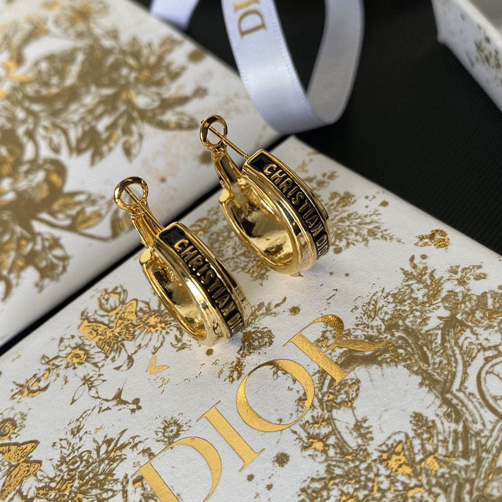 Dior Code 18K Gold Earrings product image 4, provided for visual reference and product detail review