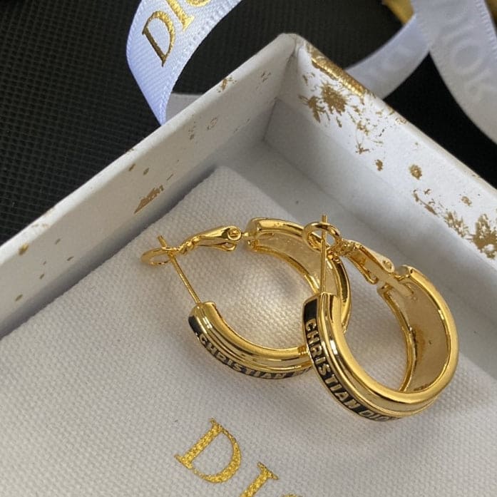 Dior Code 18K Gold Earrings product image 5, provided for visual reference and product detail review