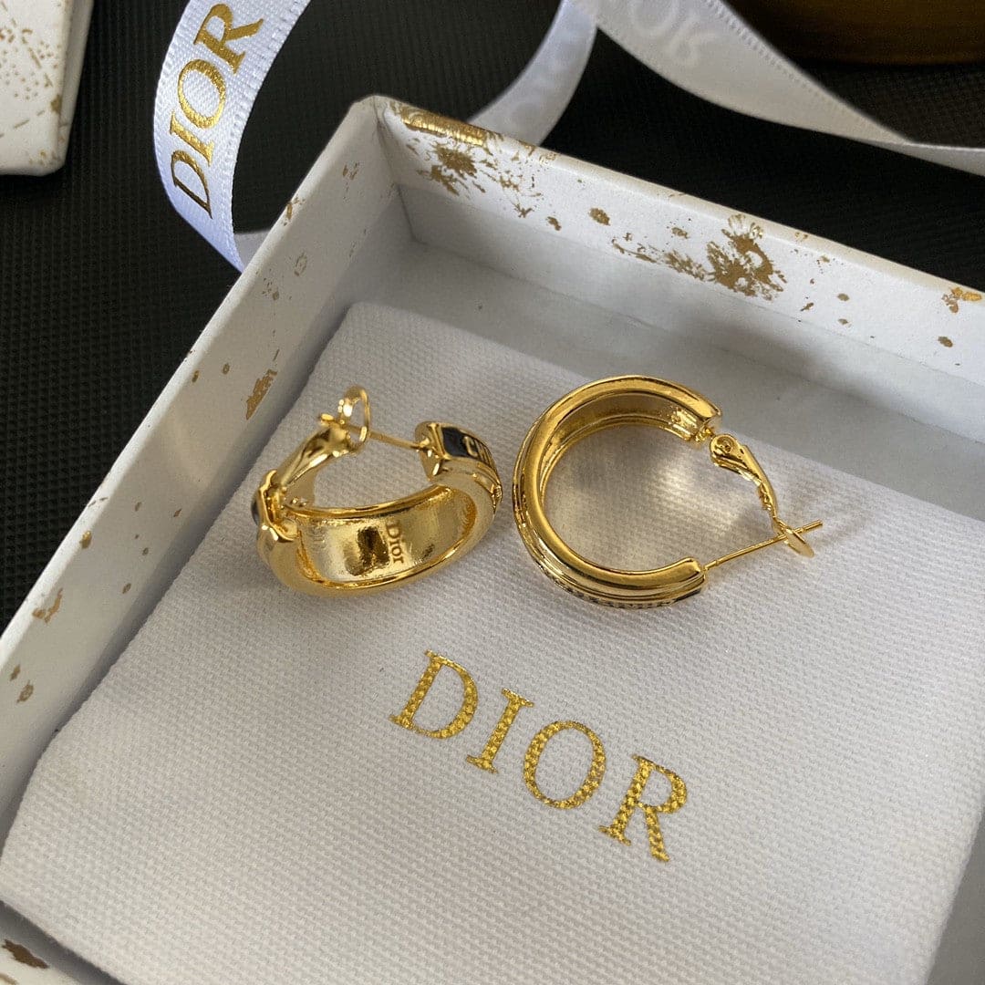 Dior Code 18K Gold Earrings product image 7, provided for visual reference and product detail review