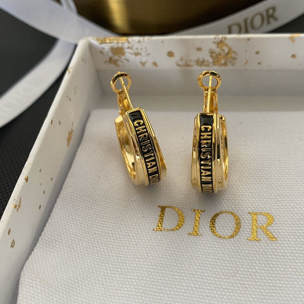 Dior Code 18K Gold Earrings product image 2, provided for visual reference and product detail review