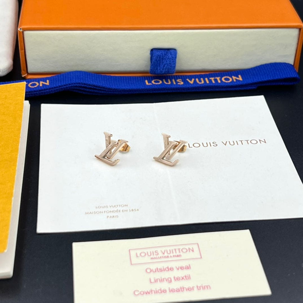 Louis Vuitton Iconic 18K Gold Earrings product image 4, provided for visual reference and product detail review