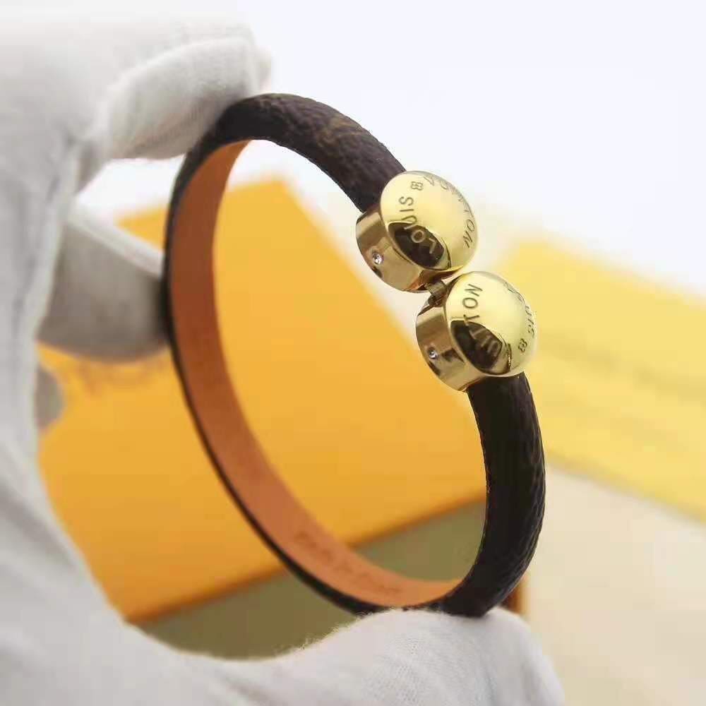 Louis Vuitton Historic Mini Monogram 18K Gold Bracelet product image 2, provided for visual reference and product detail