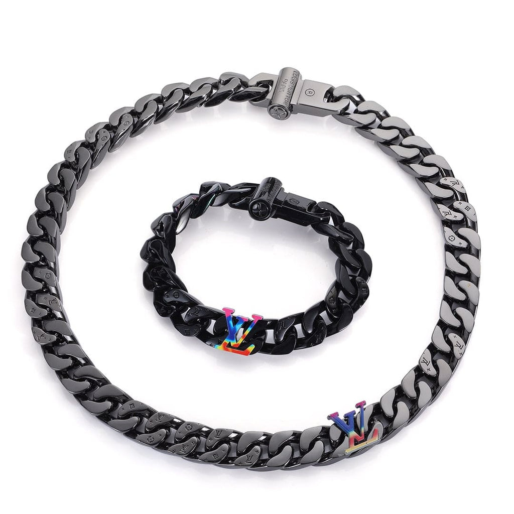 Louis Vuitton Rainbow Chain Link 18K Gold Bracelet product image 2, provided for visual reference and product detail review