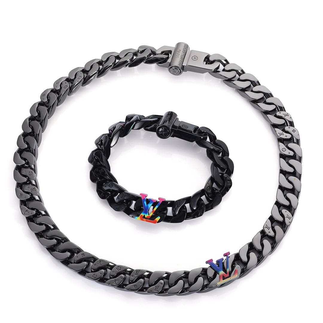 Louis Vuitton Rainbow Chain Link 18K Gold Bracelet product image 2, provided for visual reference and product detail review