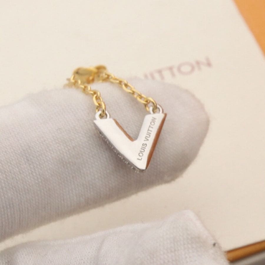 Louis Vuitton Volt Upside Down 18K Gold Earrings product image 8, provided for visual reference and product detail review