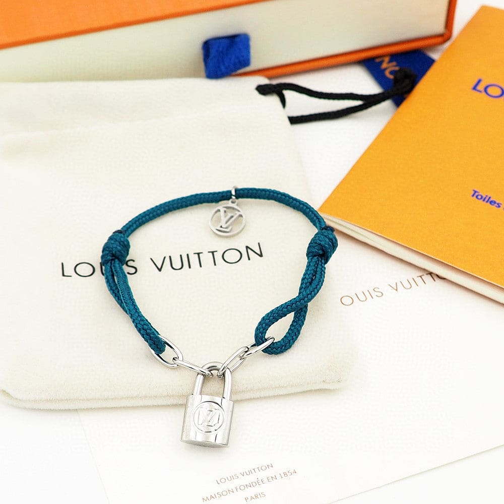 Louis Vuitton Silver Lockit X Virgil Abloh 18K Gold Bracelet product image 3, provided for visual reference and product