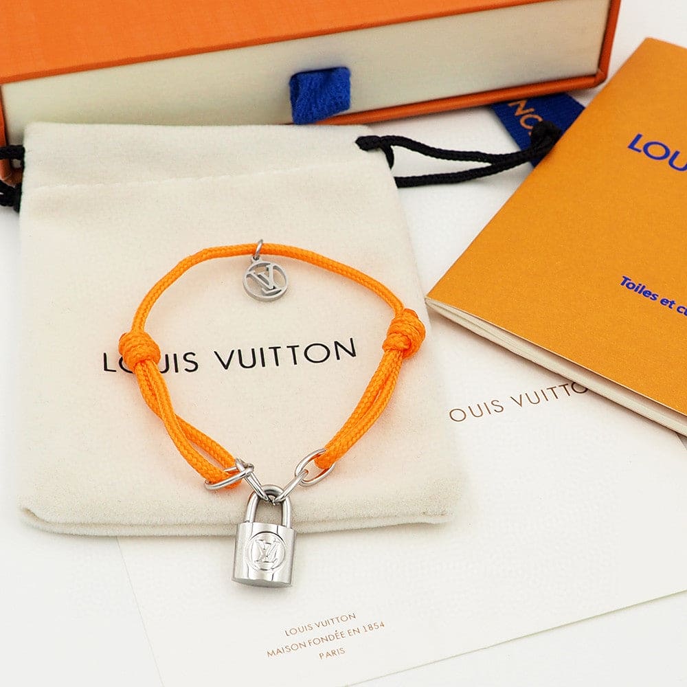 Louis Vuitton Silver Lockit X Virgil Abloh 18K Gold Bracelet product image 5, provided for visual reference and product