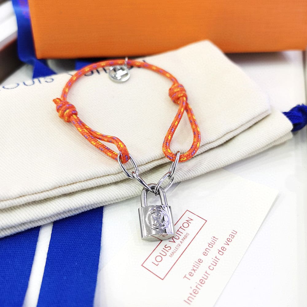 Louis Vuitton Silver Lockit X Virgil Abloh 18K Gold Bracelet product image 4, provided for visual reference and product