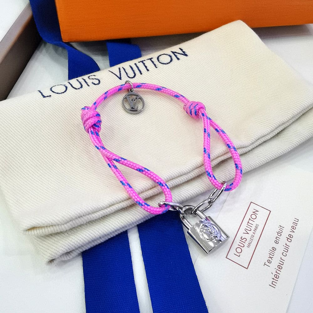 Louis Vuitton Silver Lockit X Virgil Abloh 18K Gold Bracelet product image 5, provided for visual reference and product