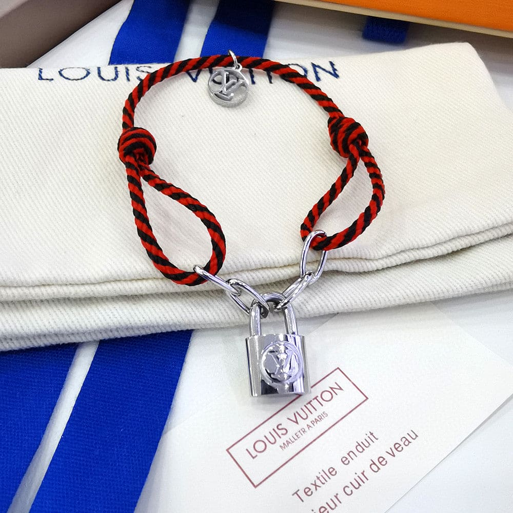 Louis Vuitton Silver Lockit X Virgil Abloh 18K Gold Bracelet product image 6, provided for visual reference and product
