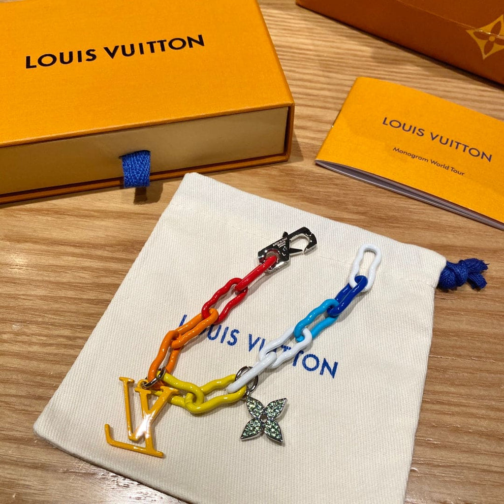 Louis Vuitton Rainbow Ceramic Chain 18K Gold Bracelet product image 6, provided for visual reference and product detail
