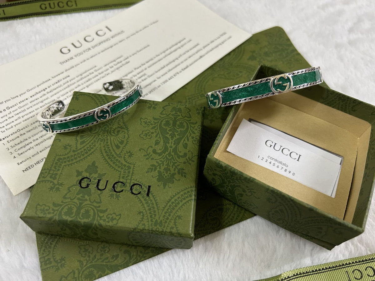 Double Gucci Interlocking Gucci Bangle Bracelet product image 4, provided for visual reference and product detail review