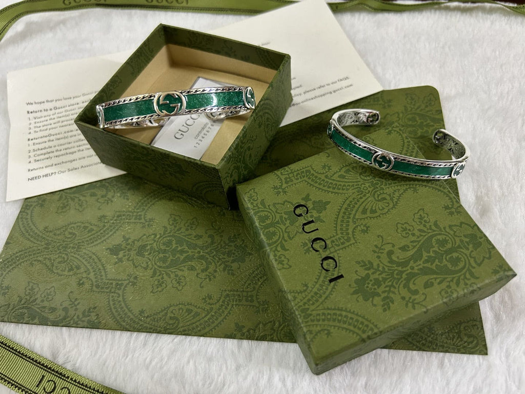 Double Gucci Interlocking Gucci Bangle Bracelet product image 9, provided for visual reference and product detail review