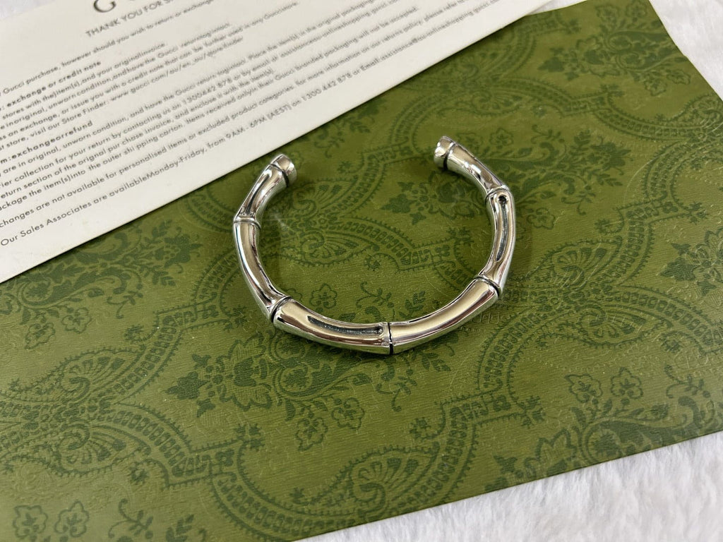 Double Gucci Bamboo Bangle Bracelet product image 5, provided for visual reference and product detail review