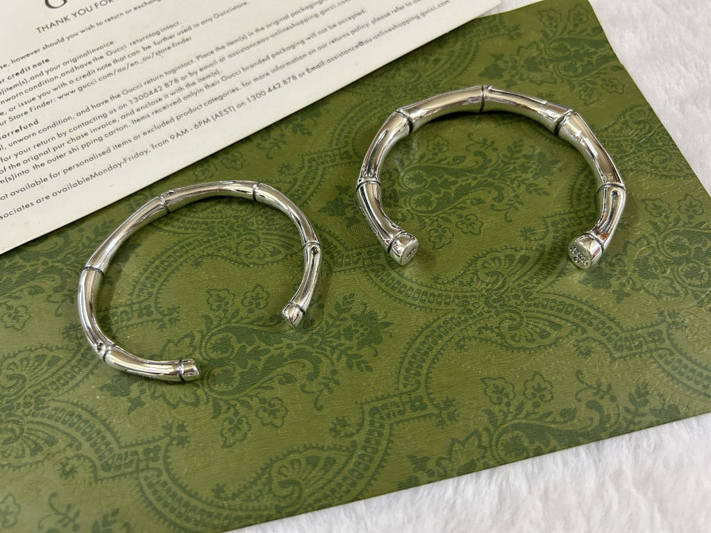 Double Gucci Bamboo Bangle Bracelet product image 7, provided for visual reference and product detail review