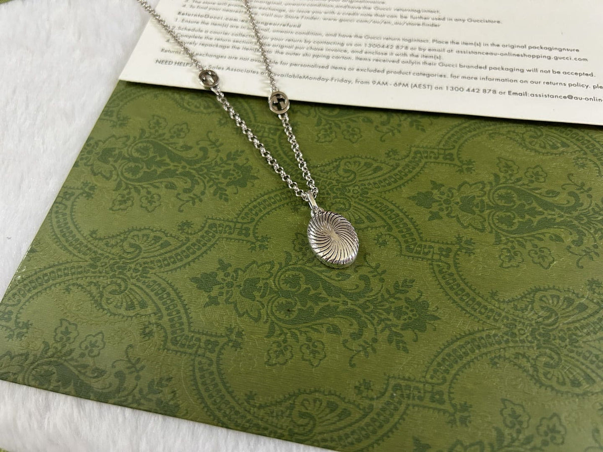 Double Gucci Pendant Necklace product image 5, provided for visual reference and product detail review