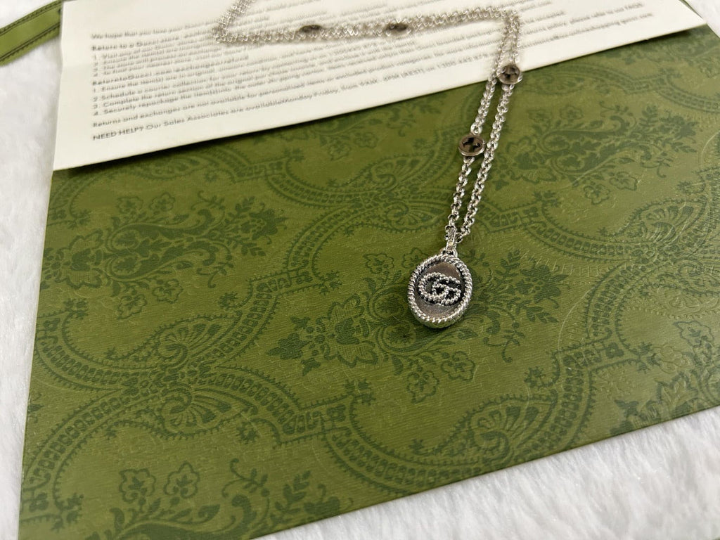 Double Gucci Pendant Necklace product image 6, provided for visual reference and product detail review