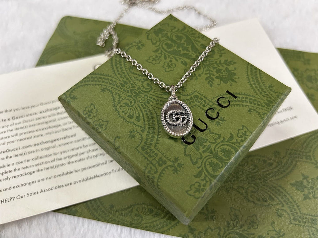 Double Gucci Pendant Necklace product image 3, provided for visual reference and product detail review