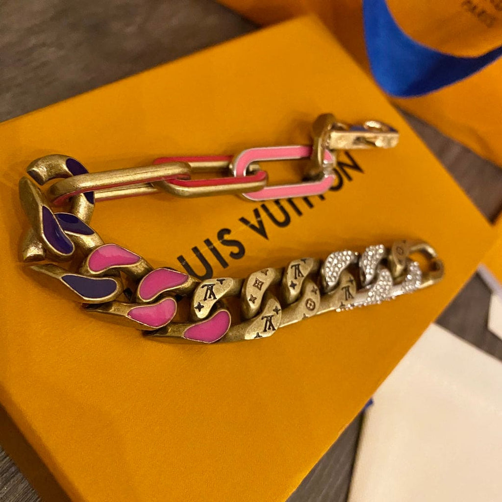 Louis Vuitton Mixed Chains 18K Gold Bracelet product image 5, provided for visual reference and product detail review
