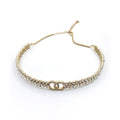 Chanel Chain Choker Diamonds 18K Gold Necklace product image 1, provided for visual reference and product detail review