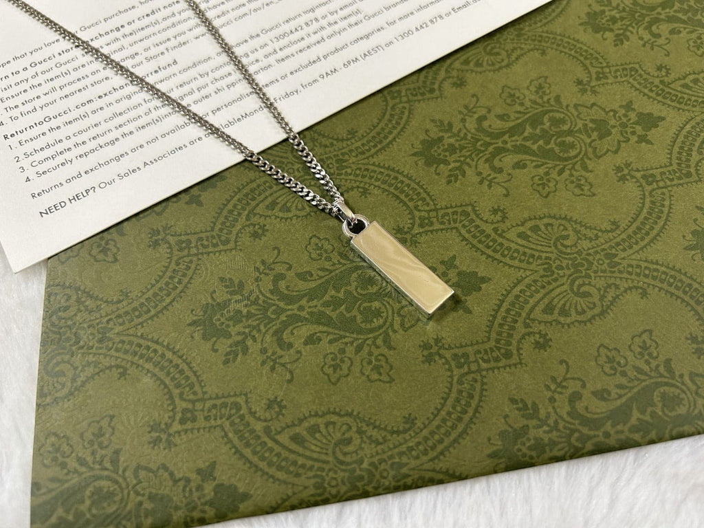 Double Gucci Enamel Pendant Necklace product image 5, provided for visual reference and product detail review