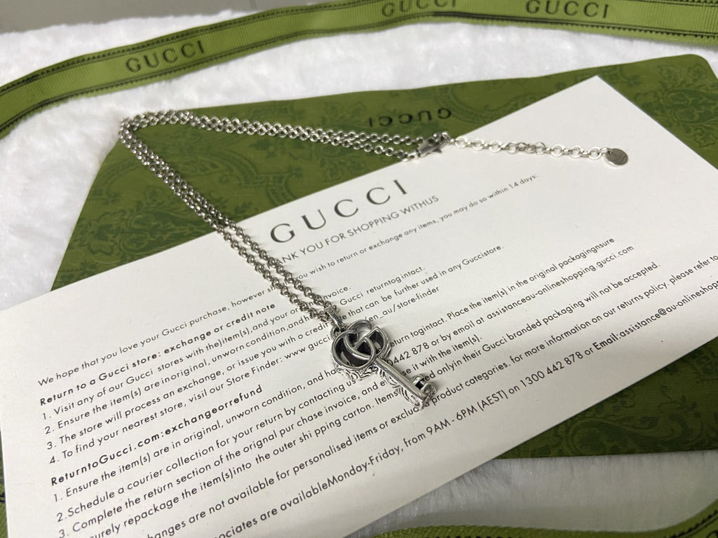 Double Gucci Key Necklace product image 3, provided for visual reference and product detail review