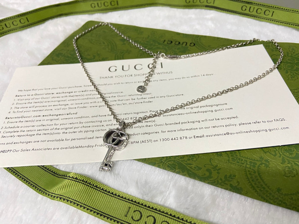 Double Gucci Key Necklace product image 4, provided for visual reference and product detail review