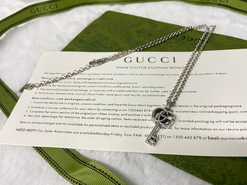 Double Gucci Key Necklace product image 5, provided for visual reference and product detail review