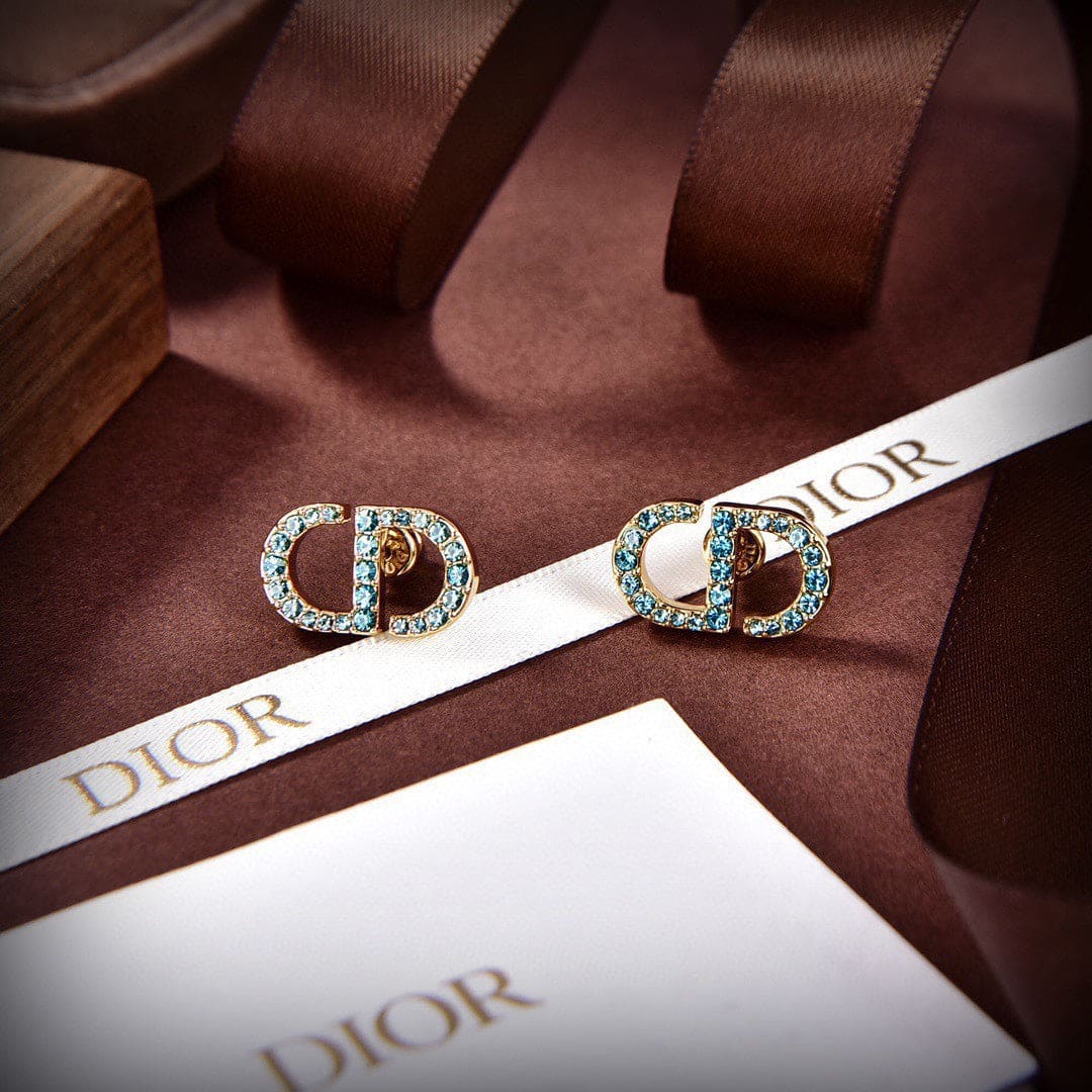 Dior Petit Stud 18K Gold Earrings product image 6, provided for visual reference and product detail review