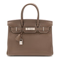 Togo BIrkin 30 Etoupe product image 1, provided for visual reference and product detail review