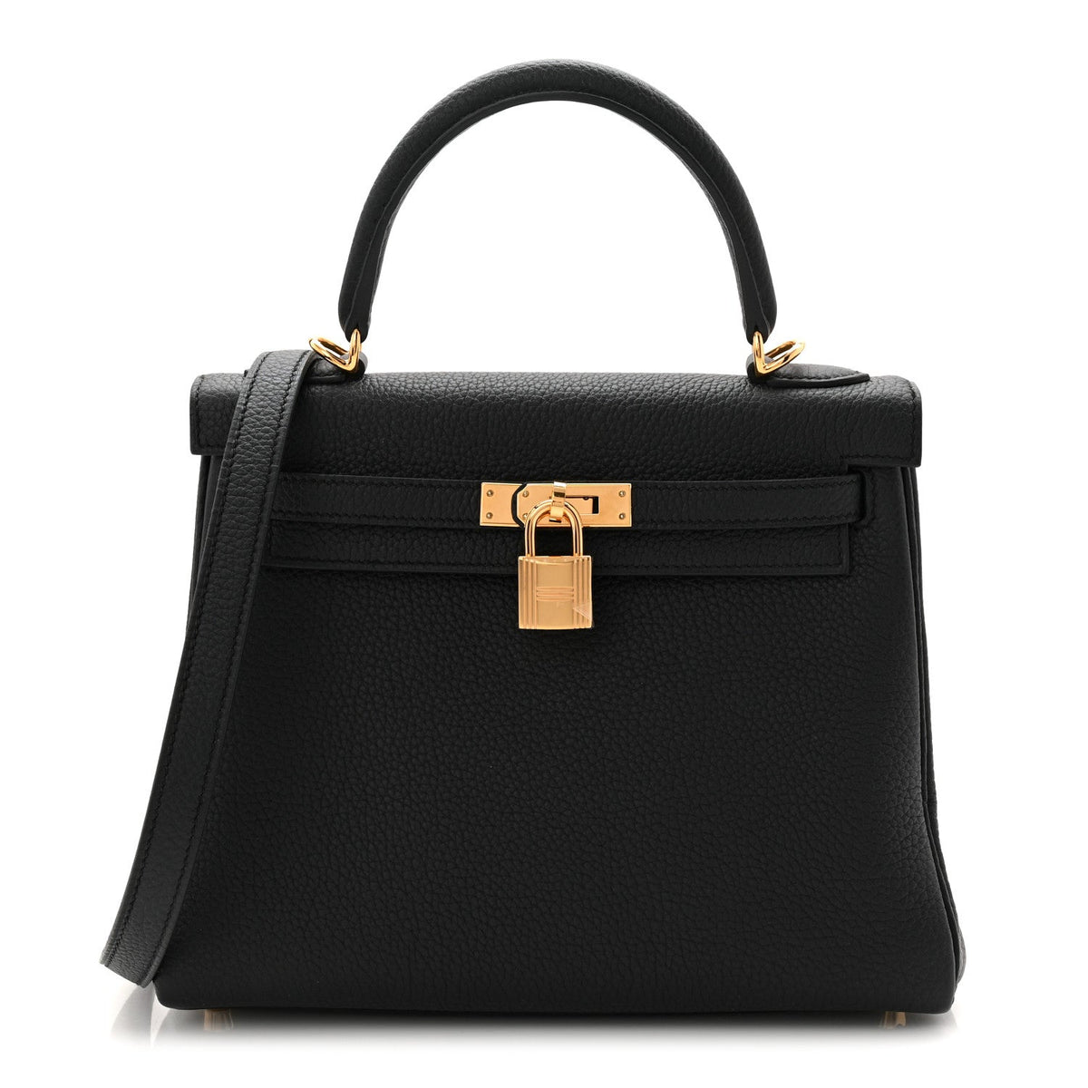 Togo Kelly Retourne 25 Black product image 1, provided for visual reference and product detail review