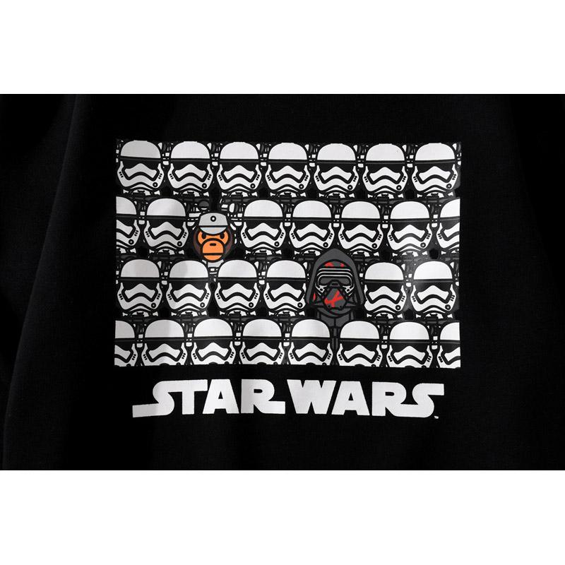 Bathing Ape Sweatshirts Ape Head and Star Wars White Warrior Loose Casual Couple Pullover Sweatshirt product image 5,