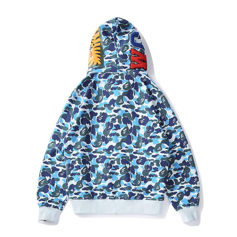 Bathing Ape Hoodie Spring and Autumn Zipper Hoodie Sweater product image 4, provided for visual reference and product detail