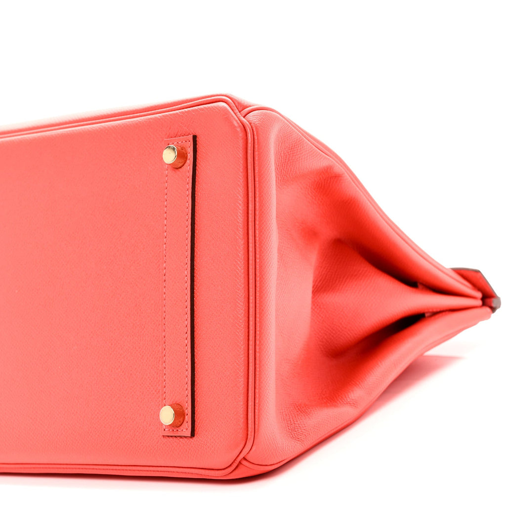 Epsom Birkin 35 Rose Jaipur product image 10, provided for visual reference and product detail review